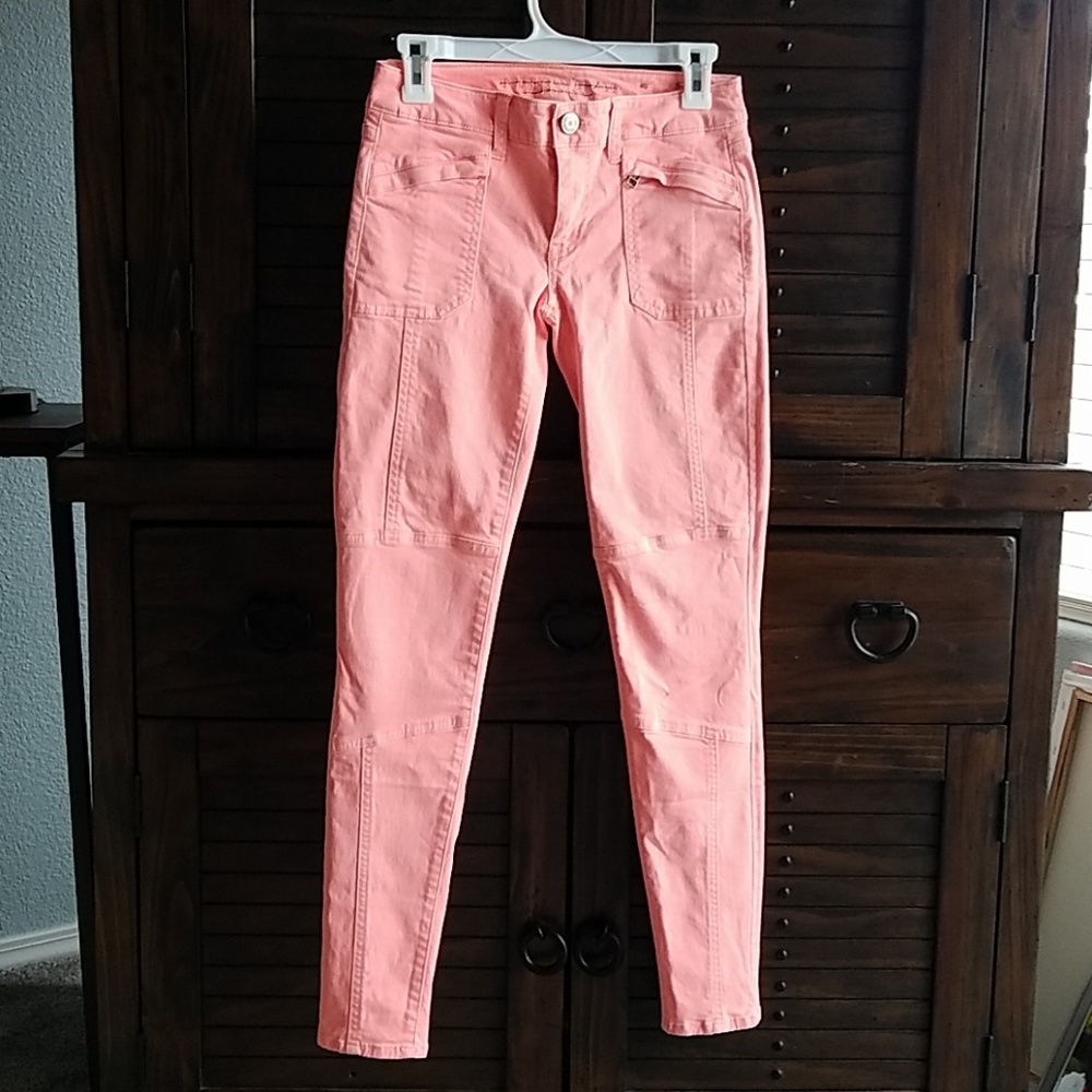 Hot Coral American Eagle Outfitters Jeggings